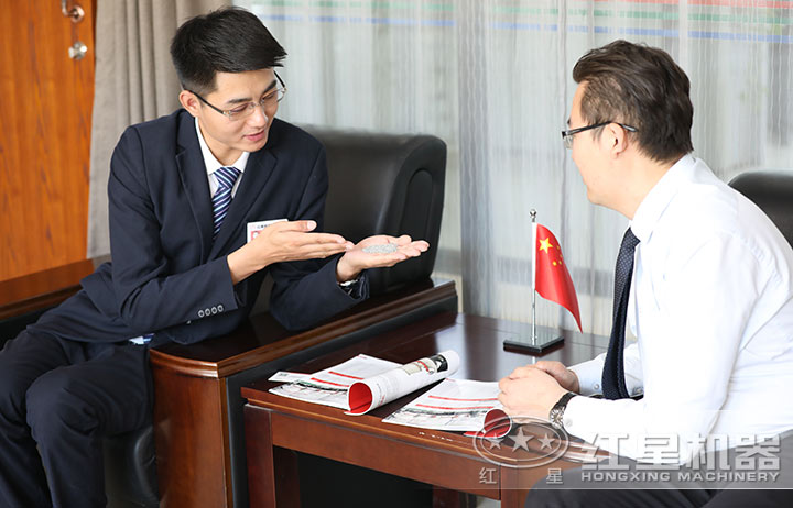 合作共贏，來廠客戶物料展示